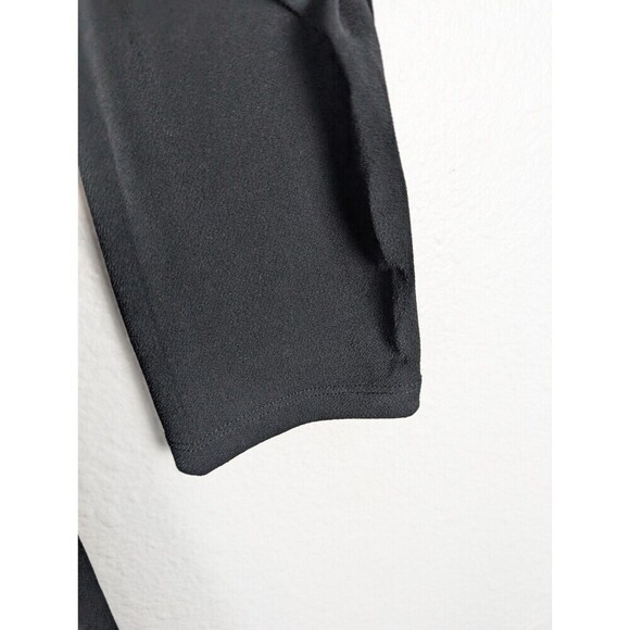 Talbots Dress Black M Petite Classic Stretchy Midi Career Party Elegant 152 - Picture 3 of 6